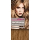 12" Clip In Human Hair Extensions FULL HEAD #10 Lightest Brown